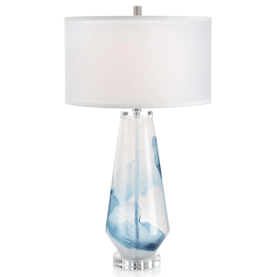 Whirling Clouds Glass Table Lamp - Our Boat House
