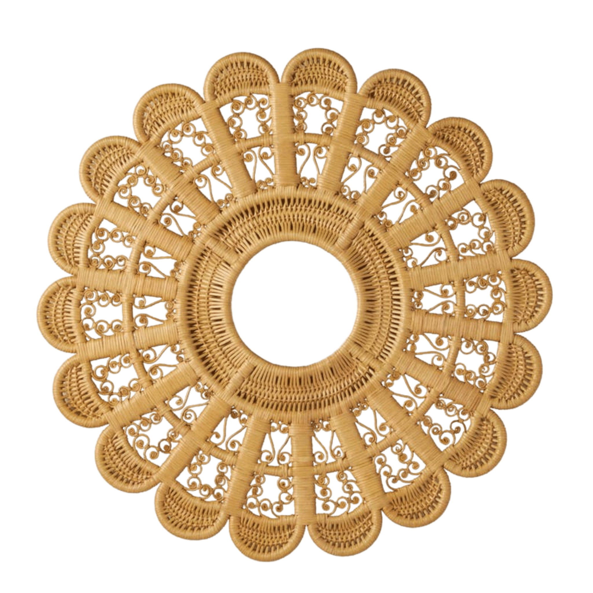 Wilder Rattan Mirror - Our Boat House