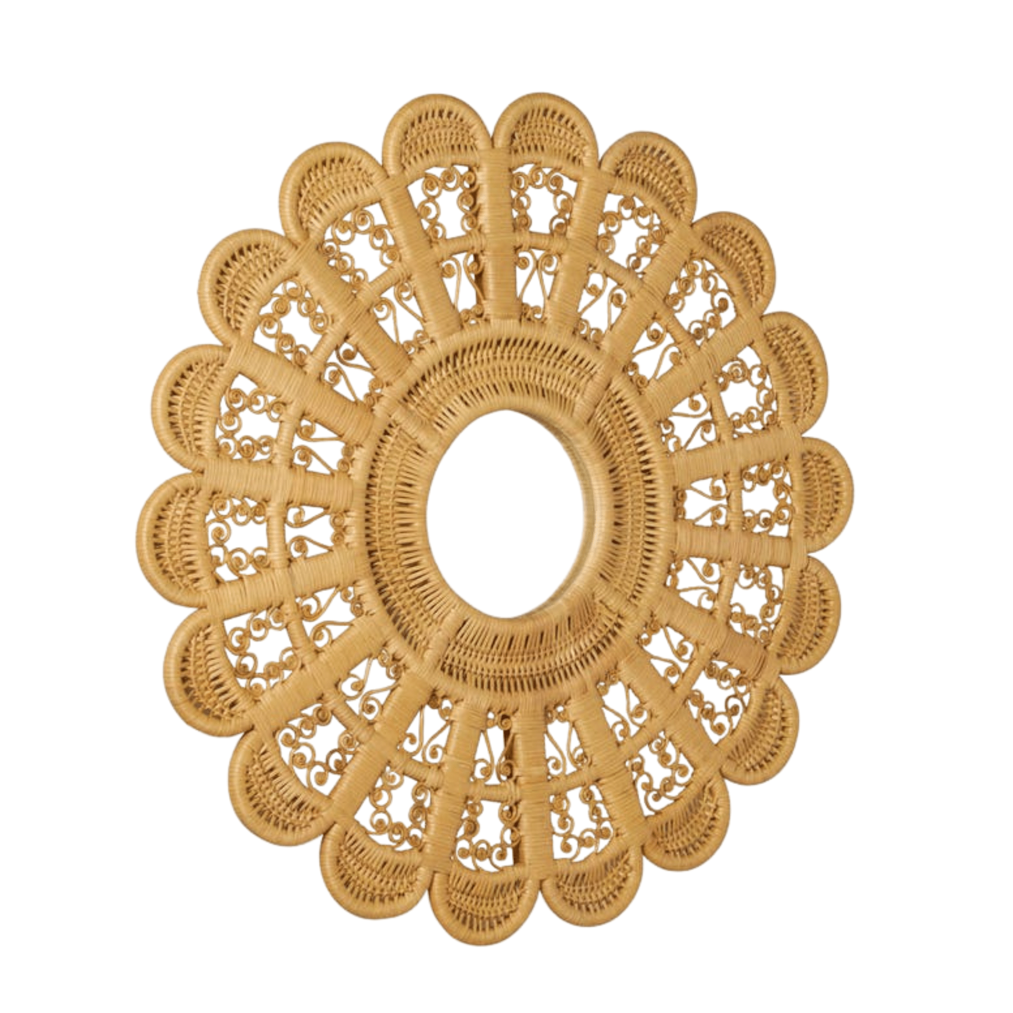 Wilder Rattan Mirror - Our Boat House