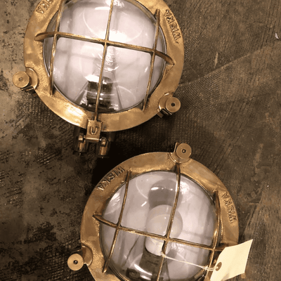 Wiska German Four Bar Light in Brass - Our Boat House