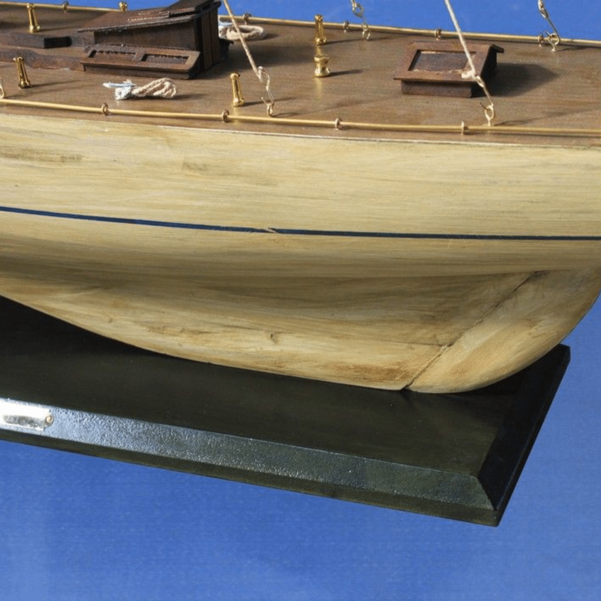 Wooden Intrepid Model Sailboat - Our Boat House
