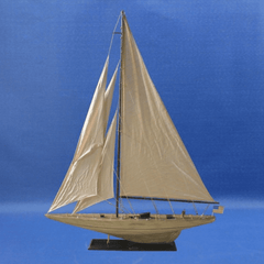 Wooden Intrepid Model Sailboat - Our Boat House