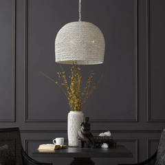 Zoe White Chandelier - Three Sizes - coastal inspired home furnishing