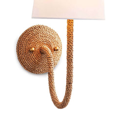 Woven Rattan Sconce - Single Sconce 