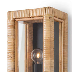 Bamboo & Glass Sconce Sconce 