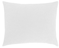 Curaco Matelassé Sham- Various Sizes & Colors Bedding Standard White 
