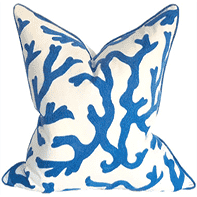 Malibu Carbon Coral Pillow Pillow 