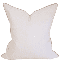 Compliment Linen Pillow (Bone) Pillow Bone 