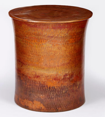 Jackson Hole Copper Side Drum Table - Two Sizes