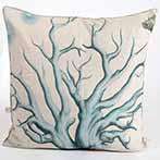 Sealife Aqua Coral Euro Pillow II Pillow 