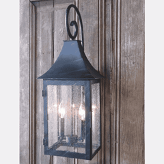 Captain's Iron Wall Lantern Indoor and Outdoor Sconce 