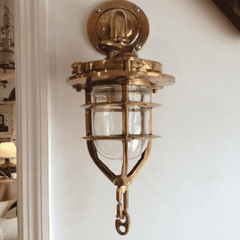 Brass Convoy Sconce Light (UL Wiring Available) Sconce 