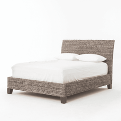 Banana Leaf Gray Wash Bed - Two Sizes Bed 