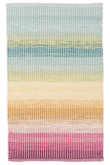 Watercolor Horizon Woven Cotton Rug Rug 2'x3' 