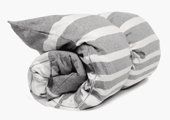 Hatteras Throw Bed in Charcoal Floor Pillow 