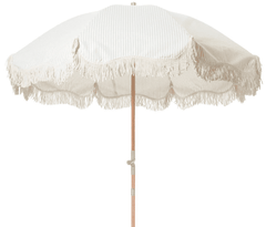 The Premium Beach Umbrella - Sage Stripe Beach 