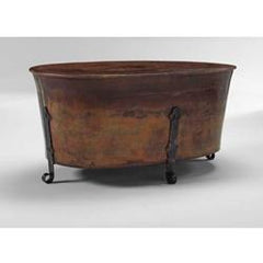Copper Cauldron Table - Oval 40