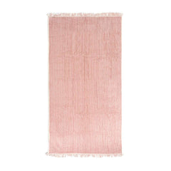 The Beach Towel - Lauren's Pink Stripe Beach 