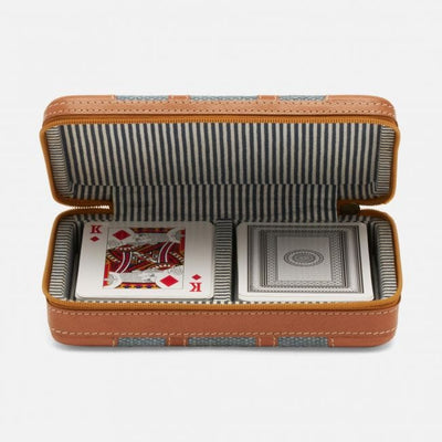 Marlow Leather Playing Card Box Set s/2