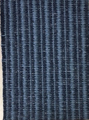 Hampton Indoor/Outdoor PVC Rug -Lani Strie Double Weave Two Tone Blue