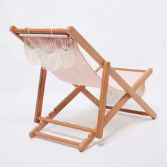 The Sling Beach Chair - Lauren's Pink Stripe Beach 