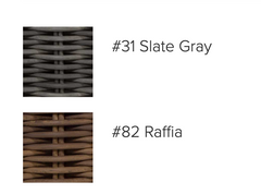 Kona Outdoor Wicker Sofa - Slate Gray