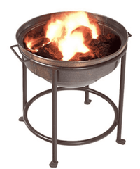 Giant Fire Pit Chiminea Fire 