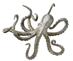 Octopus (pewter) Shelf Decor