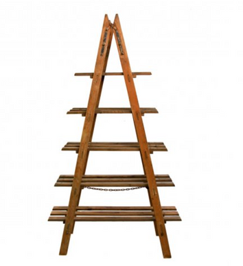 Five Shelf Ladder Display