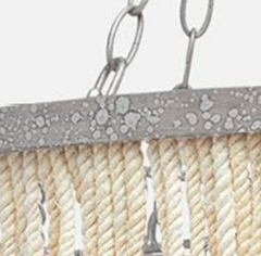 Arricka Abaca Rope Chandelier - Two Finishes