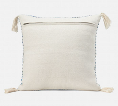 Juno Woven Blue & Natural Pillows - Set of Two