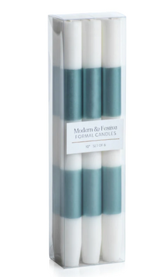 Taper Candle Set of 6 - Two Colors