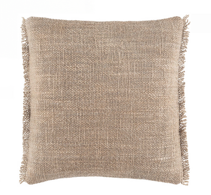 Griffin Linen Decorative Pillow - Stone