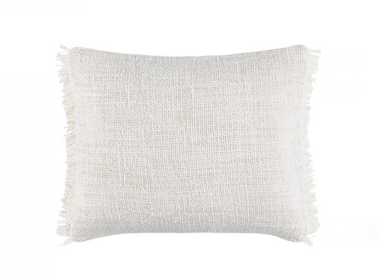 Griffin Linen Decorative Pillow - Ivory