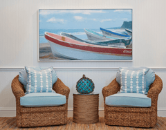Seven Boats Giclee Art 