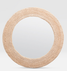 Alex Abaca Rope Mirror - Two Shapes