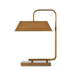 Andover Antique Brass Desk Lamp