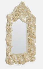 Dahlia Abalone Shell Mirror