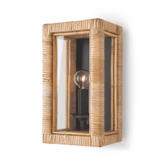 Bamboo & Glass Sconce Sconce 