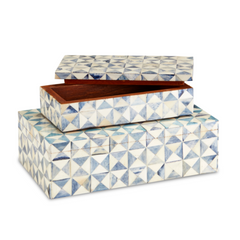 Bardot Indigo & White Mosaic Box Set