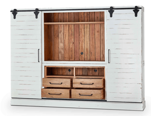 Raleigh Entertainment Cabinet with sliding Doors