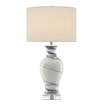 Bellport Navy & White Table Lamp