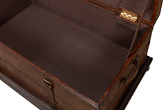 Berenger Leather Trunk Coffee Table