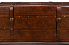Berenger Leather Trunk Coffee Table