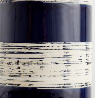 Caraway Blue & White Table Lamp