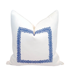Claridge Pillow - Bermuda Blue