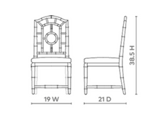 Clooney Chippendale Dining Side Chair