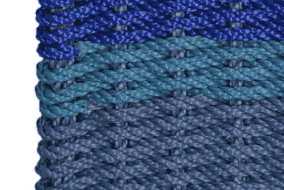 Rope Doormat - Ocean Coastal Stripe