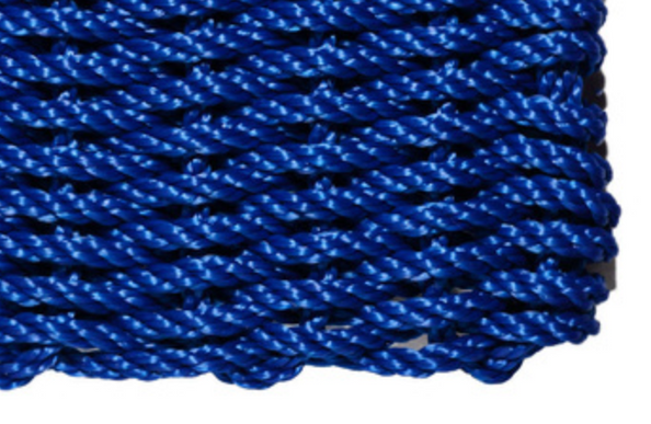 Rope Doormat - Cobalt (original) Blue Solid