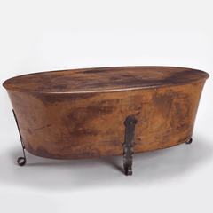 Jackson Hole Copper Cauldron Table - Oval (2 Sizes) Coffee Table Large 